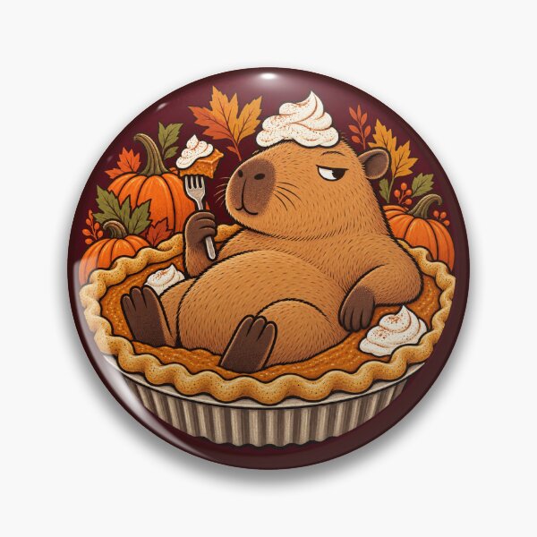 Item preview, Pie First Family Later Funny Capybara Thanksgiving designed and sold by SayMaria.