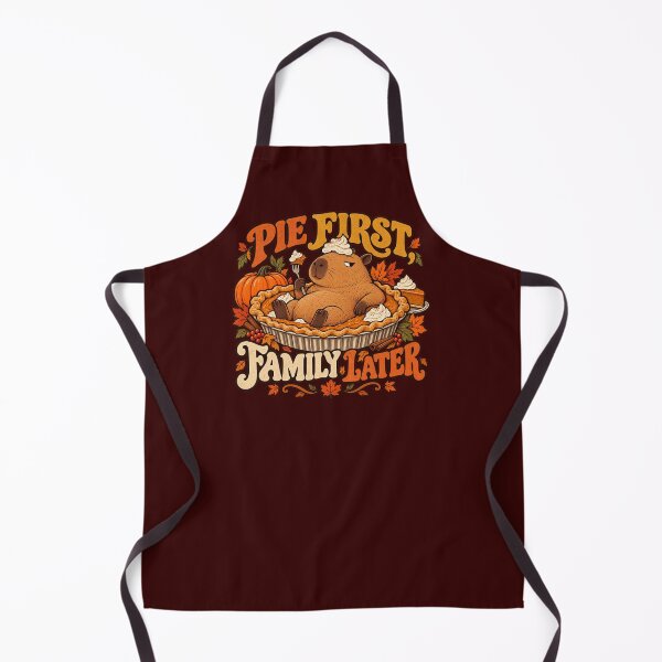 Item preview, Pie First Family Later Funny Capybara Thanksgiving designed and sold by SayMaria.