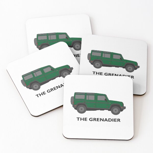 Item preview, The Grenadier Off-Road Vehicle (Green  Lettering) designed and sold by SharkCoDesigns.
