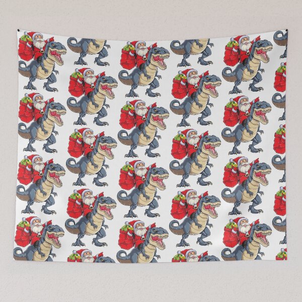 Item preview, Santa Riding Dinosaur T Rex T Shirt Christmas Gifts X-Mas Kids Boys Girls Man Women designed and sold by funkieedesigns.