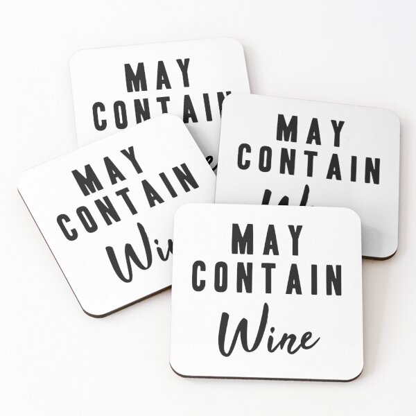 Item preview, May Contain Wine Funny Ironic Bo designed and sold by MayaloveStores.