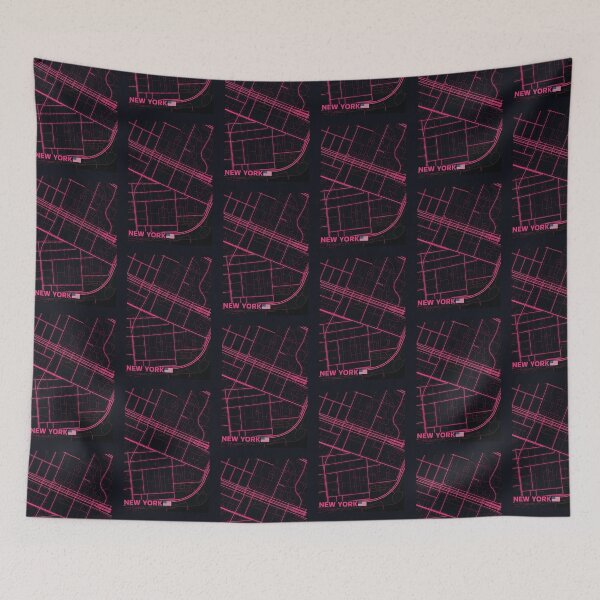 Item preview, New York USA City Map #14 designed and sold by Thistle-TShop.