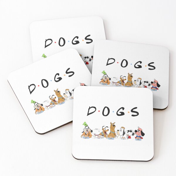Item preview, Famous Cartoon Dogs Friends Parody Coffee Shop designed and sold by BurnPrintsEP.