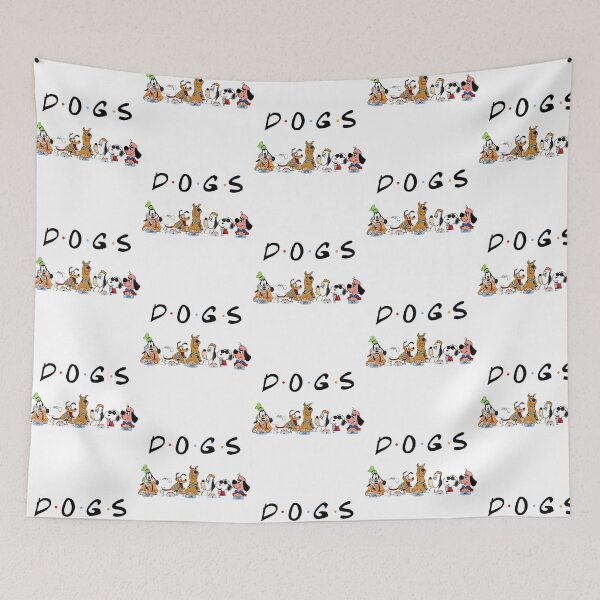 Item preview, Famous Cartoon Dogs Friends Parody Coffee Shop designed and sold by BurnPrintsEP.
