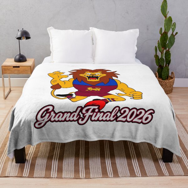 Item preview, Grand Final Lions Man Drawing designed and sold by Luke Foran Sports Art.