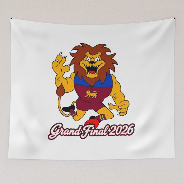 Item preview, Grand Final Lions Man Drawing designed and sold by Luke Foran Sports Art.
