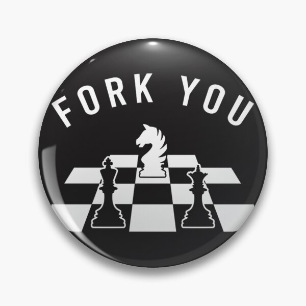 Item preview, Funny Chess Player Gift Featuring a Clever Chess Fork Design designed and sold by chrisalexs23.
