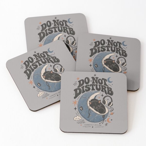 Item preview, Do Not Disturb Sleeping Cat Cozy Night Aesthetic designed and sold by Slay29.