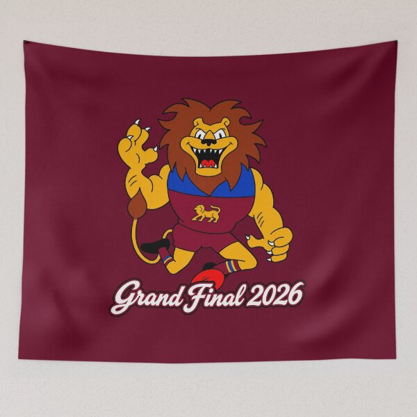 Item preview, Grand Final Lions Man Drawing designed and sold by Luke Foran Sports Art.