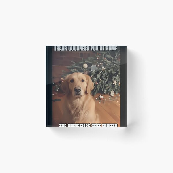 Artikelvorschau, Weihnachtsbaum Ohnmächtiger süßer Hund Meme entworfen und verkauft von 47monkeys.