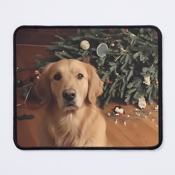 Item preview, Christmas Tree Fainted Cute Dog Meme designed and sold by 47monkeys.