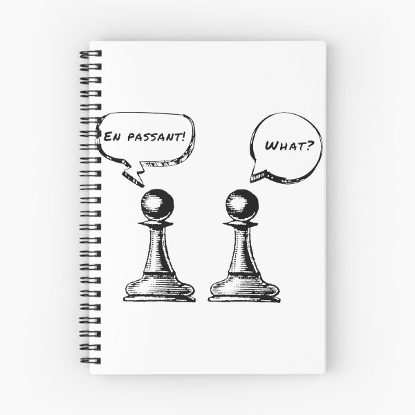 Item preview, Chess Pawns En Passant Move Explanation Design for Strategy Lovers designed and sold by chrisalexs23.