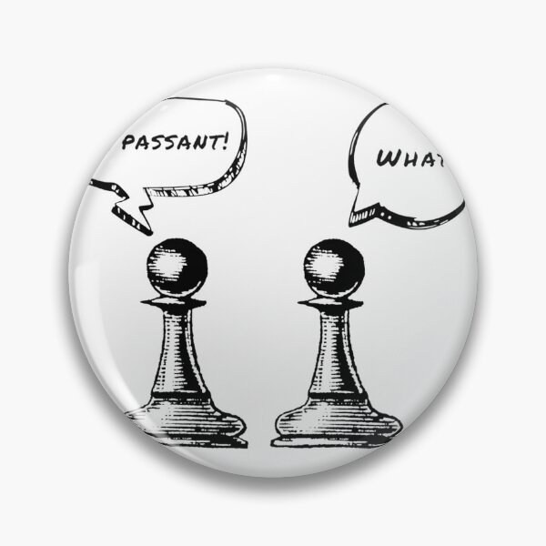 Item preview, Chess Pawns En Passant Move Explanation Design for Strategy Lovers designed and sold by chrisalexs23.