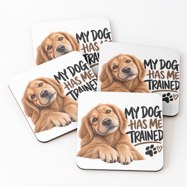 Item preview, My Dog Has Me Trained – Funny Dog Lover Design designed and sold by Refinedpaws.