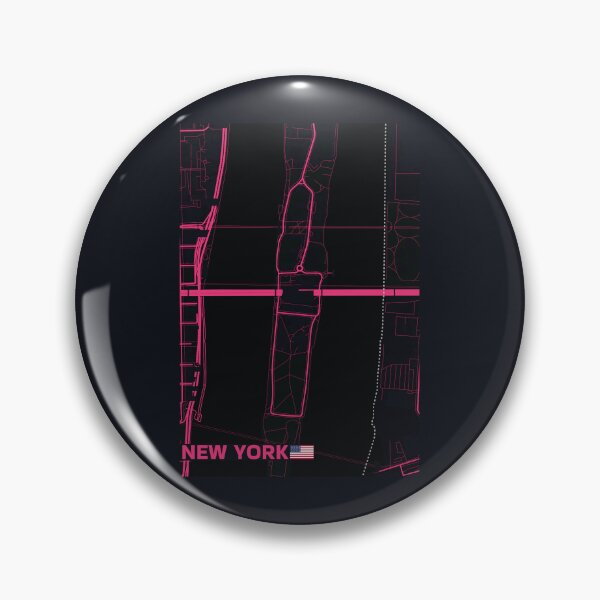 Item preview, New York USA City Map #16 designed and sold by Thistle-TShop.