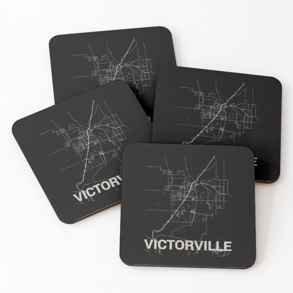 Item preview, Victorville California Street Map Minimalist Vintage Art designed and sold by bonizem.