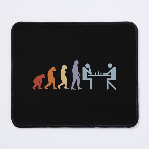 Item preview, Chess Pieces Evolution on Classic Chess Board Artwork designed and sold by chrisalexs23.