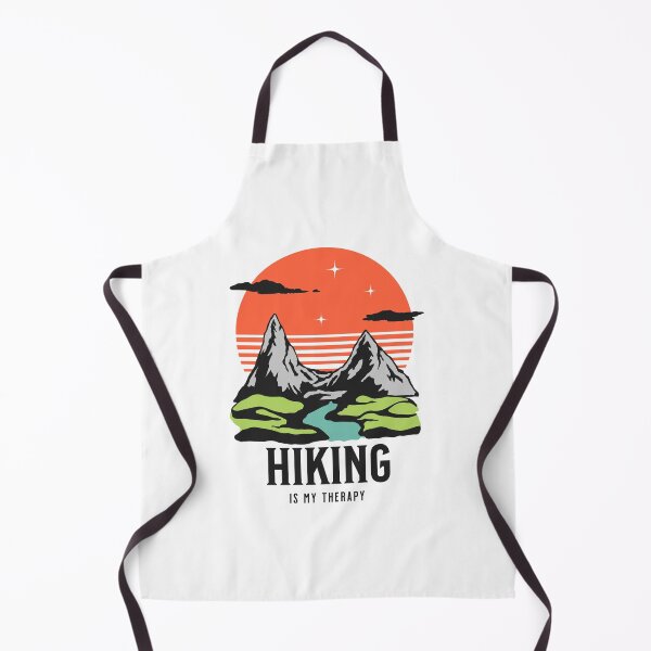 Item preview, Hiking Is My Therapy Retro Mountains Outdoor designed and sold by Loona97.
