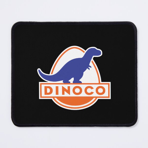 Item preview, Dinosaur Gasoline Service Station Orange and Blue designed and sold by AubreyLevasseur.