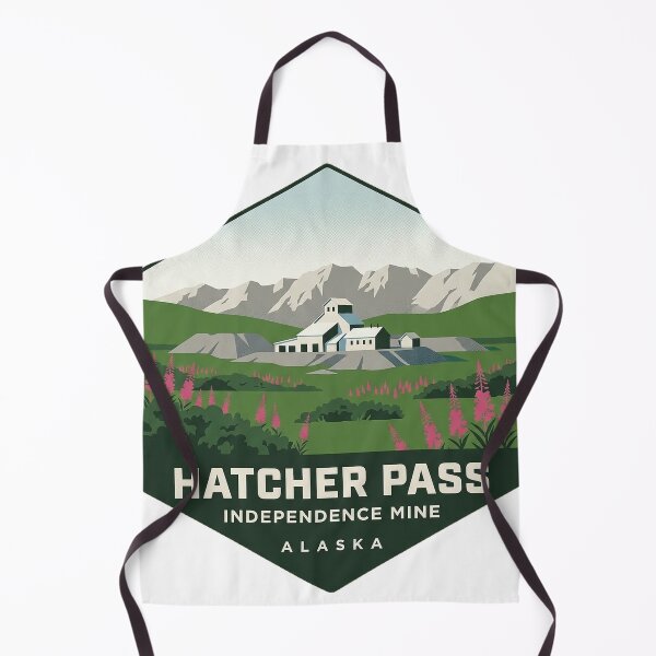 Item preview, Independence Mine Fireweed Meadow Hatcher Pass Sticker designed and sold by DetourDgn.