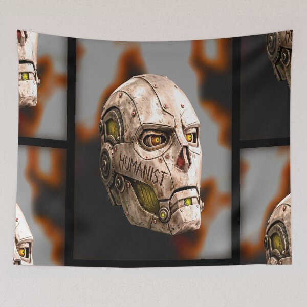 Item preview, HUMANIST ROBOT HEAD designed and sold by NOIMION DIGITAL ART.
