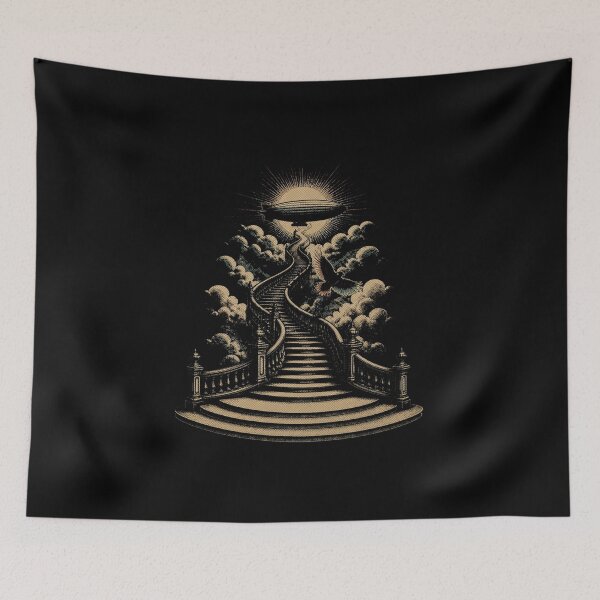 Item preview, Victorian Stairway to Rock- Retro Music designed and sold by Nacho Average Designs.