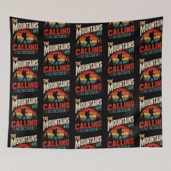 Item preview, The Mountains Are Calling And I Must Go designed and sold by SharkCoDesigns.