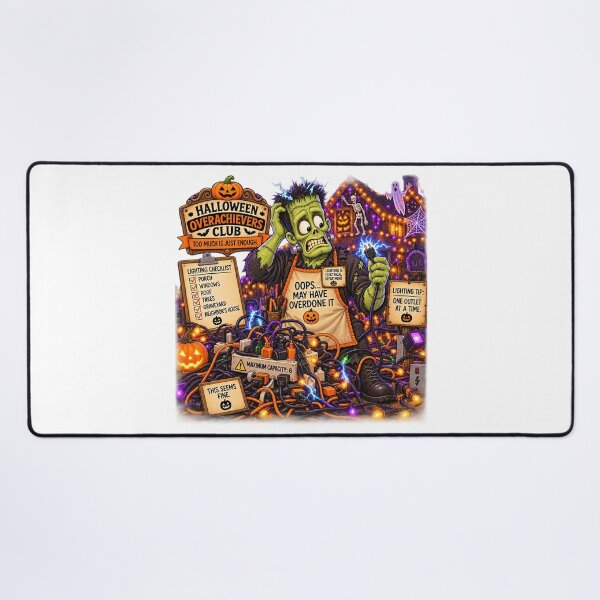 Item preview, ⚡HALLOWEEN OVERACHIEVERS CLUB - Frank's Lighting & Electrical Department designed and sold by WheelieGdArt.