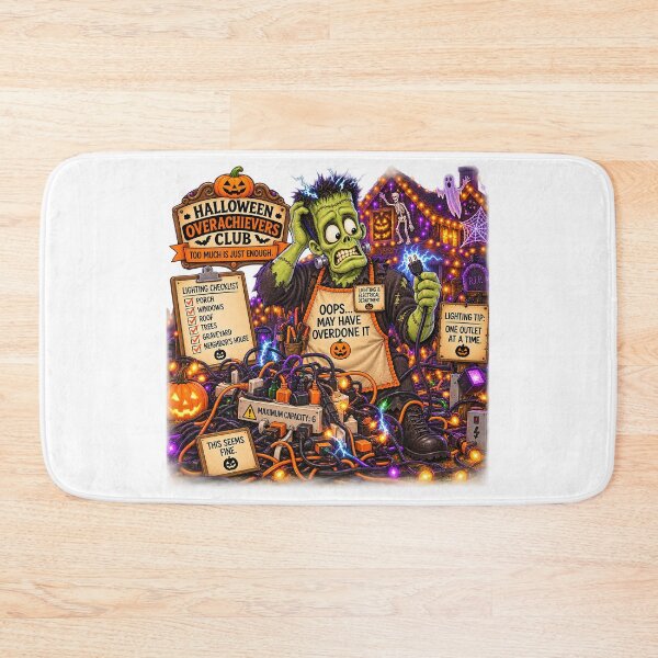 Item preview, ⚡HALLOWEEN OVERACHIEVERS CLUB -  Frank's Lighting & Electrical Department designed and sold by WheelieGdArt.