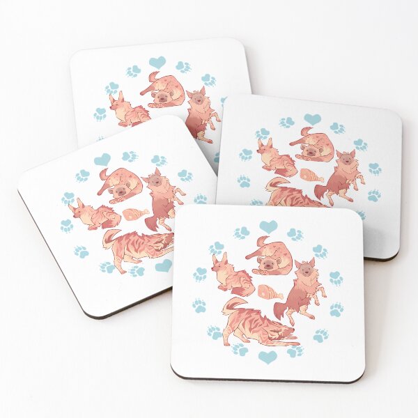Item preview, Hyenas In Cerulean designed and sold by BurnPrintsEP.