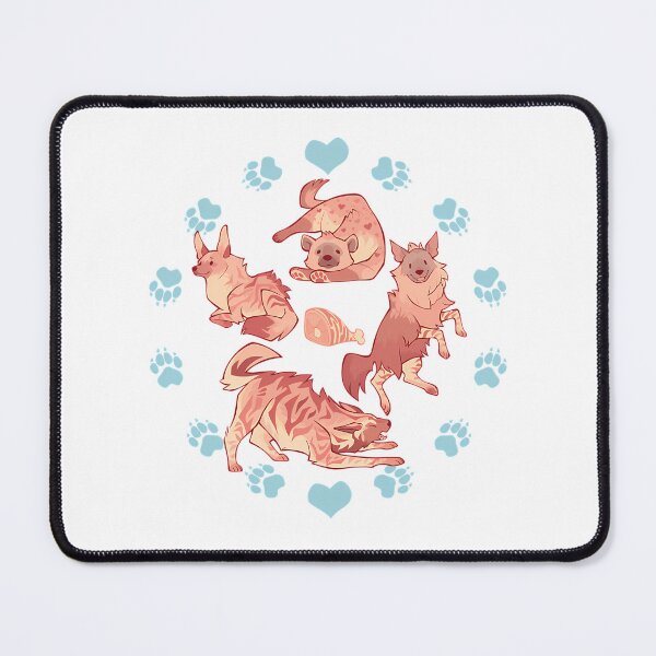 Item preview, Hyenas In Cerulean designed and sold by BurnPrintsEP.