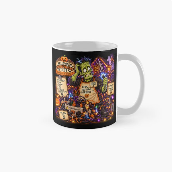 Item preview, ⚡HALLOWEEN OVERACHIEVERS CLUB -  Frank's Lighting & Electrical Department - dark version designed and sold by WheelieGdArt.