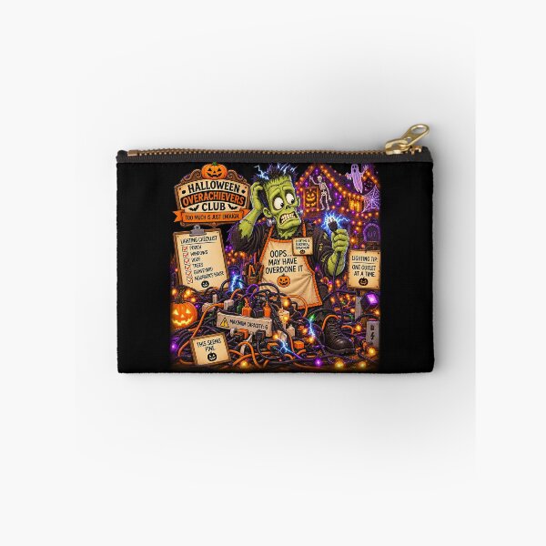 Item preview, ⚡HALLOWEEN OVERACHIEVERS CLUB -  Frank's Lighting & Electrical Department - dark version designed and sold by WheelieGdArt.