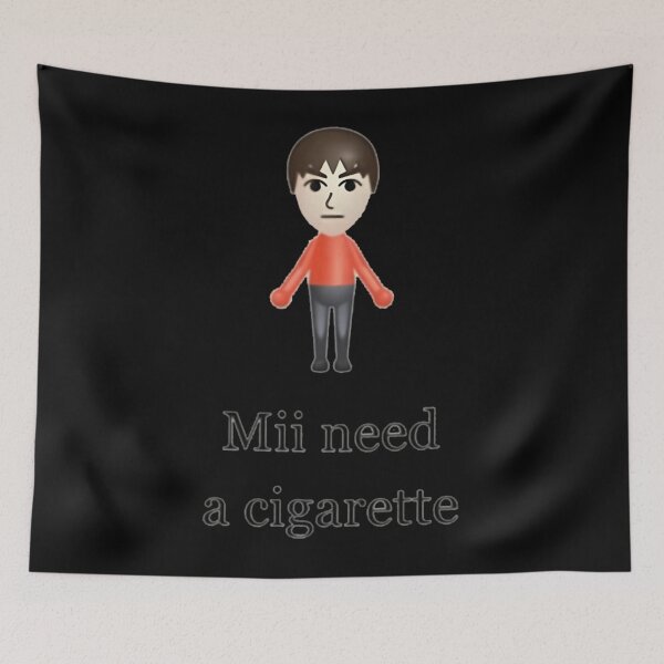 Item preview, Miis Need A Cigarette designed and sold by MarjolainNader.