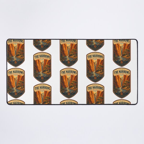 Item preview, The Narrows Zion National Park Utah Hiking Explorer designed and sold by SharkCoDesigns.