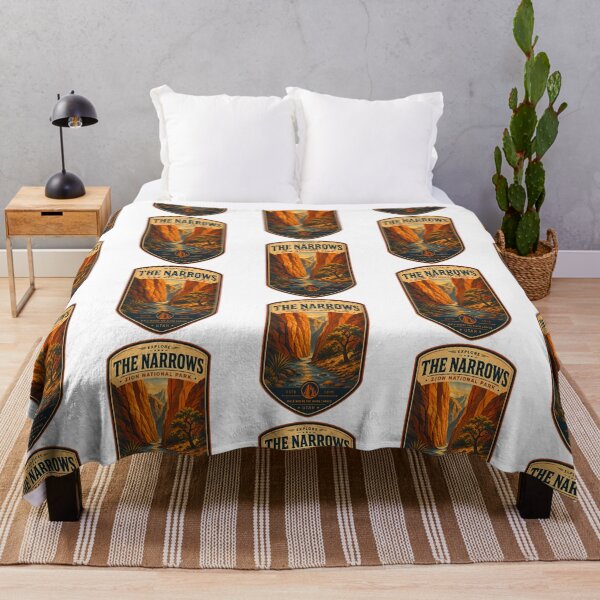 Item preview, The Narrows Zion National Park Utah Hiking Explorer designed and sold by SharkCoDesigns.