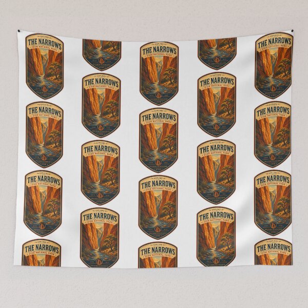 Item preview, The Narrows Zion National Park Utah Hiking Explorer designed and sold by SharkCoDesigns.