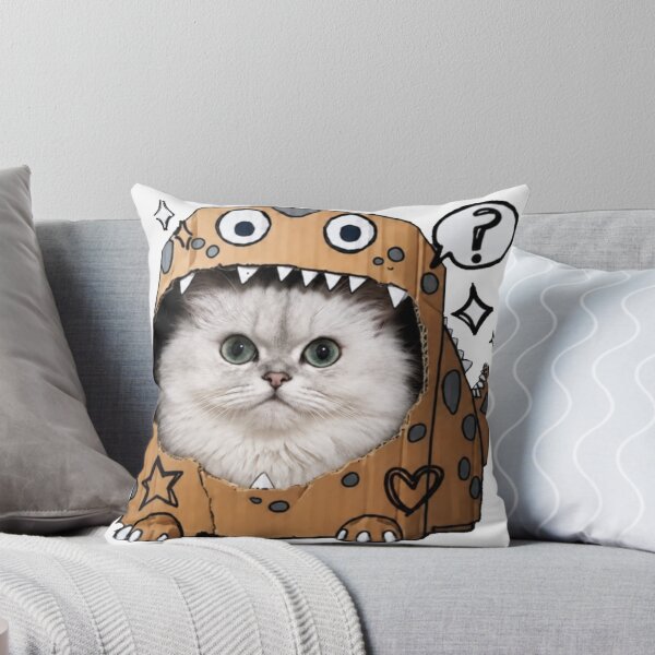Item preview, Confused Monster Cat designed and sold by Fuzzy-Error.
