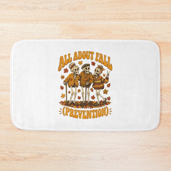 Item preview, All About Fall Prevention Skeleton Autumn designed and sold by SoyLamderma.