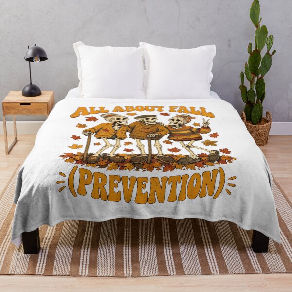 Item preview, All About Fall Prevention Skeleton Autumn designed and sold by SoyLamderma.