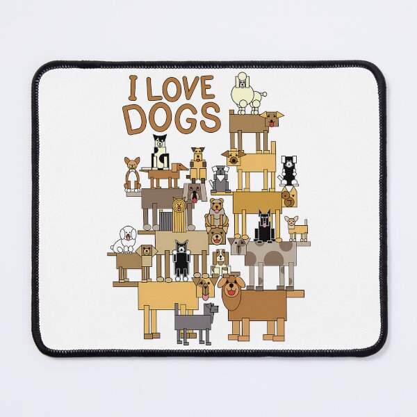 Item preview, I Love Dogs designed and sold by BurnPrintsEP.