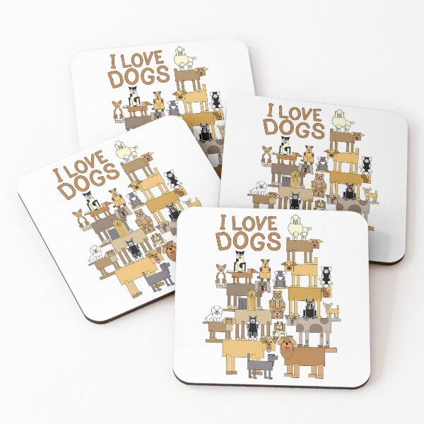 Item preview, I Love Dogs  designed and sold by BurnPrintsEP.