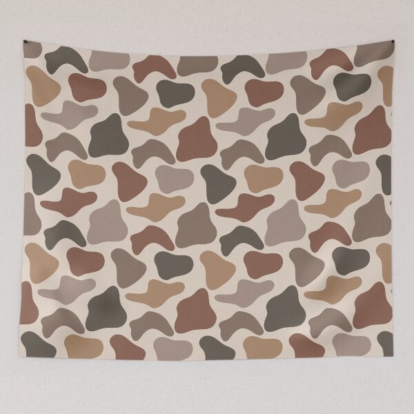 Item preview, Vintage Duck Camo Brown Camouflage Hunting Pattern designed and sold by gulsumkiyan.
