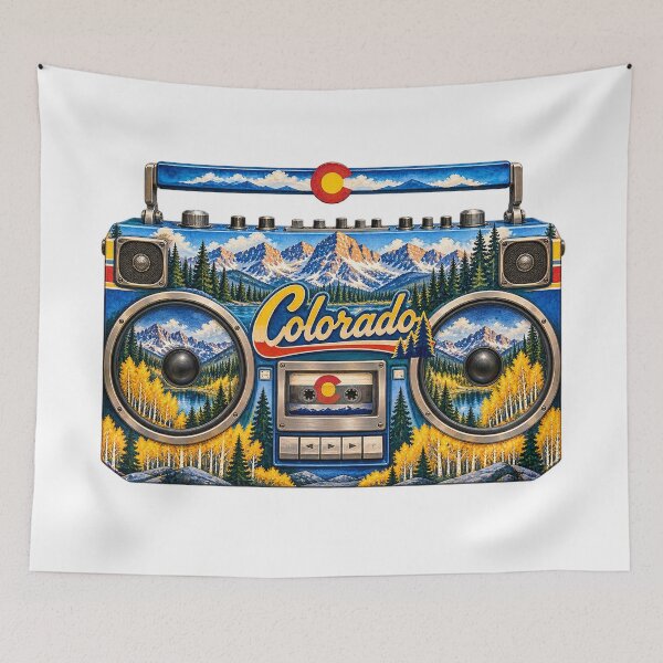 Item preview, Colorado Gen X Boom Box designed and sold by Whimspired By Paxx.