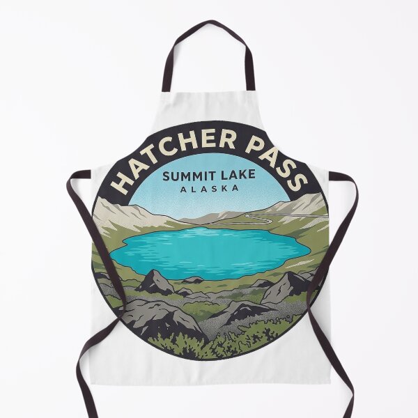 Item preview, Summit Lake Hatcher Pass Alaska Alpine Sticker designed and sold by DetourDgn.