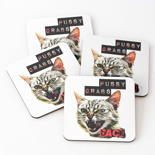Item preview, Pussy Grabs Back (White Background) designed and sold by MayaloveStores.