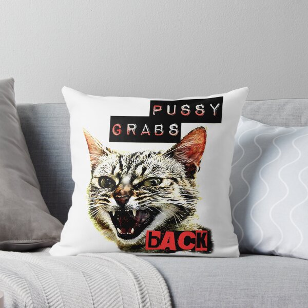 Item preview, Pussy Grabs Back (White Background) designed and sold by MayaloveStores.