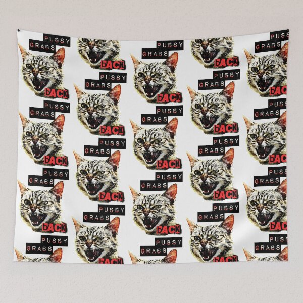 Item preview, Pussy Grabs Back (White Background) designed and sold by MayaloveStores.