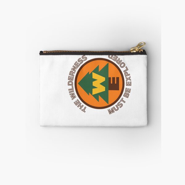 Item preview, The Wilderness Must Be Explored Tree Badge designed and sold by SharkCoDesigns.
