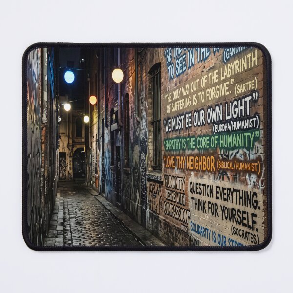 Item preview, HUMANISM GRAFFITI WALL designed and sold by NOIMION DIGITAL ART.